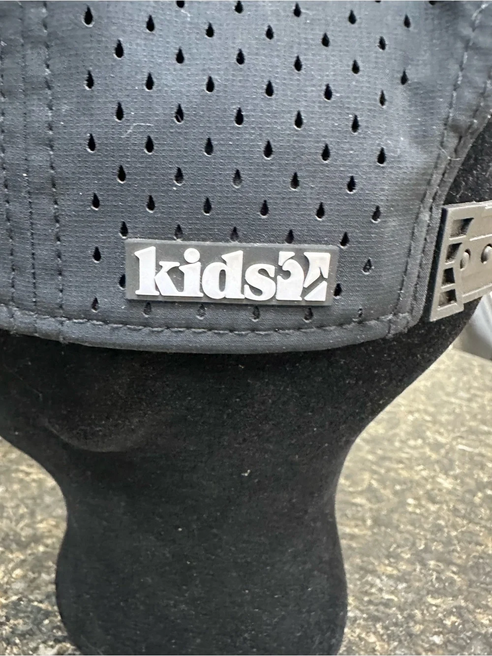 Melin Kids Black Baseball Cap with White K2 Patch